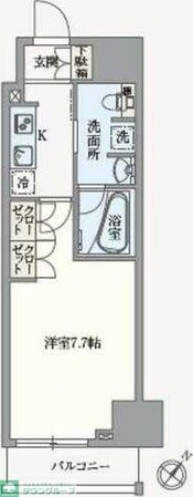 アジールコート汐浜キャナルの物件間取画像